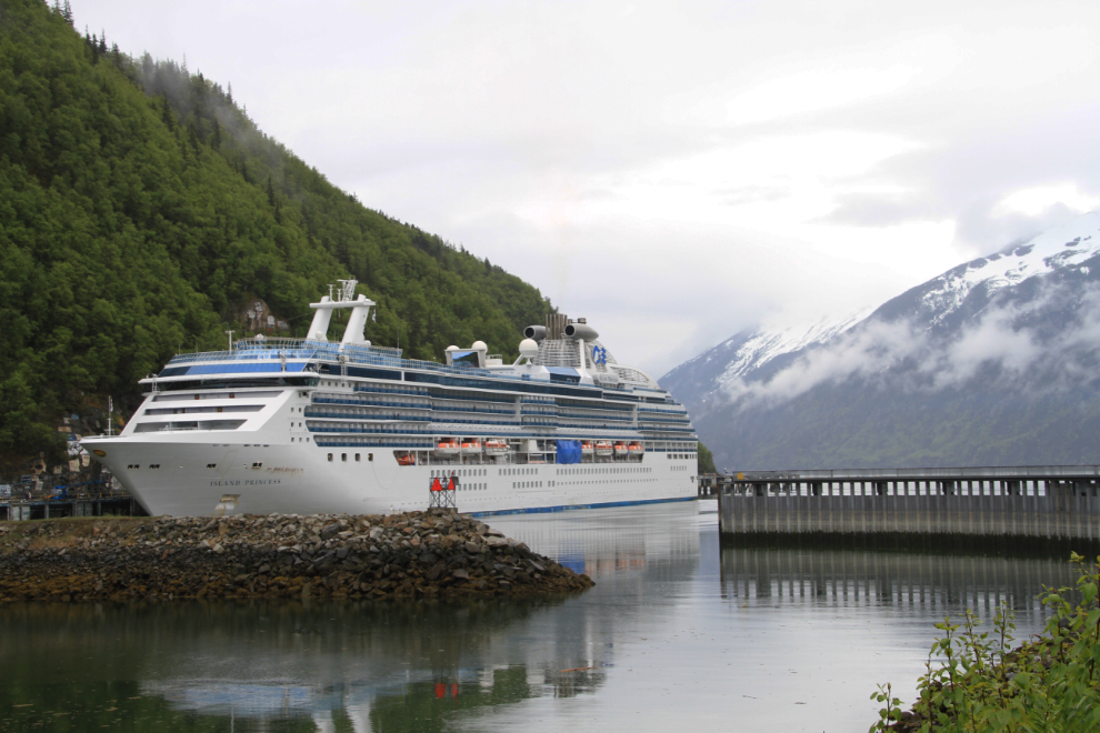 Cruise ship Island Princess at Skagway, Alaska