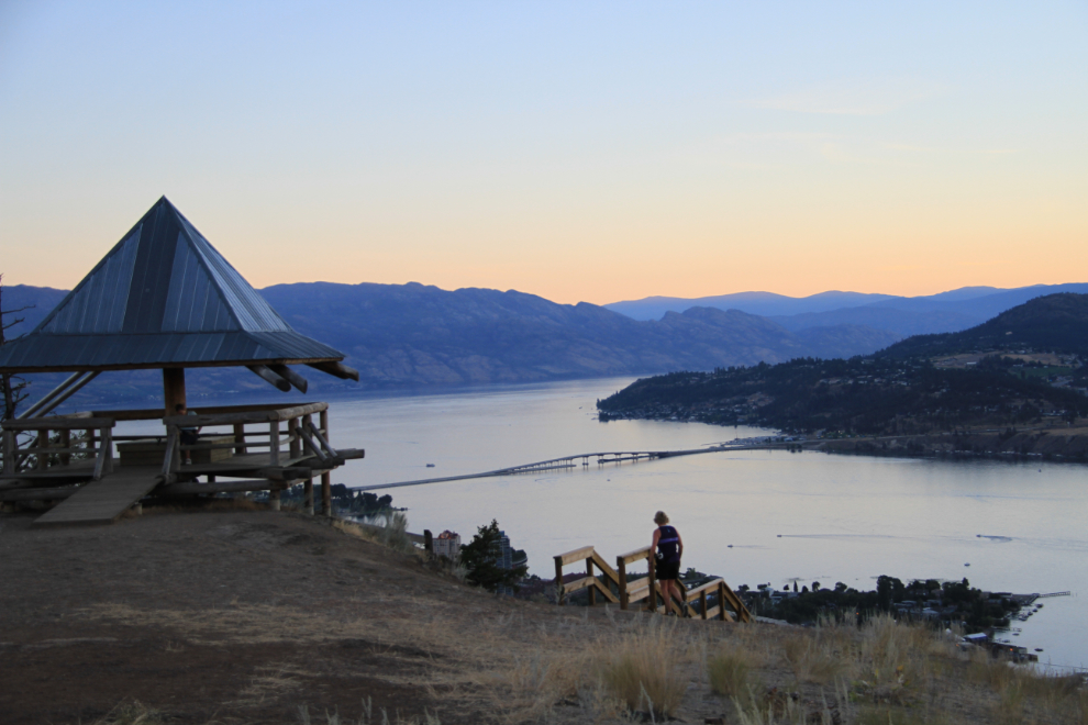 The view from Knox Mountain - Kelowna, BC
