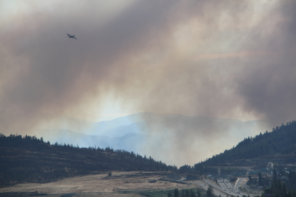 Peachland forest fire - September 9, 2012