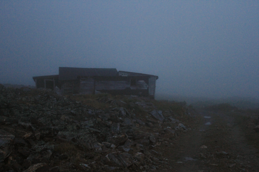 Old cabin on top of Keno Hill, Yukon