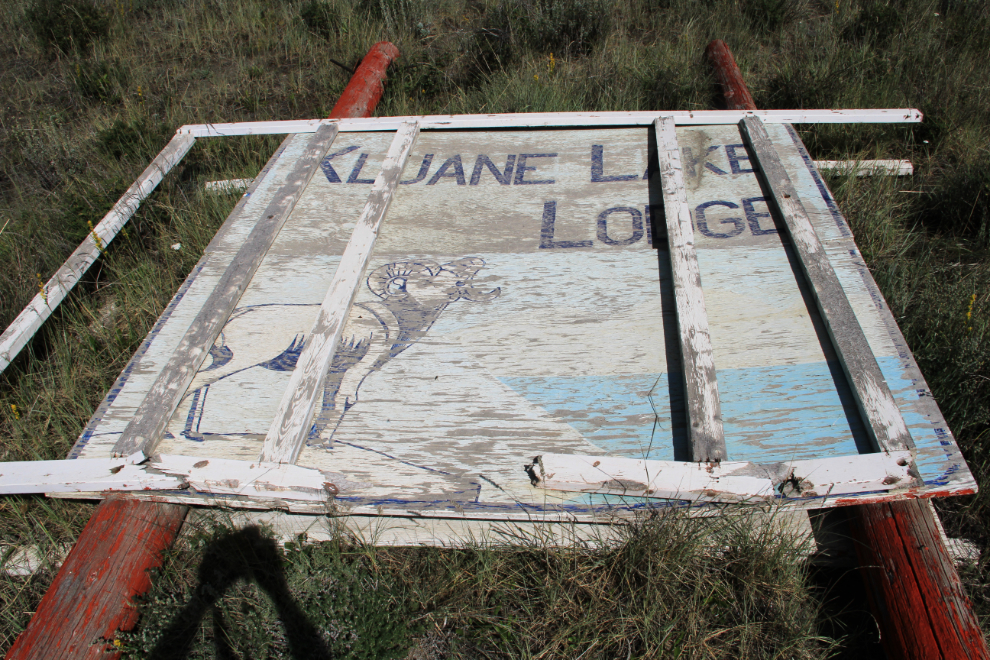 Abandoned Kluane Lake Lodge at Km 1641 of the Alaska Highway