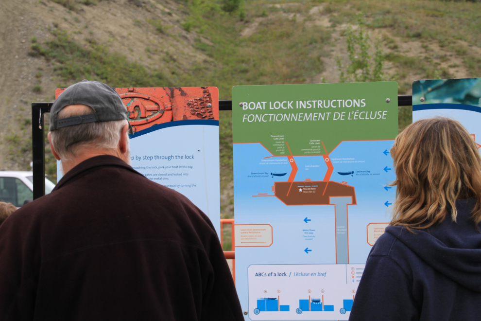 Boat locks at the Yukon River Dam