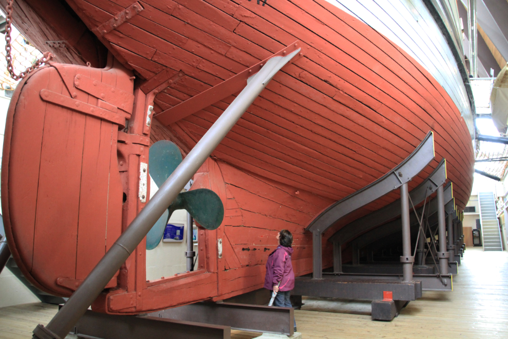 The hull of the RCMP schooner St. Roch