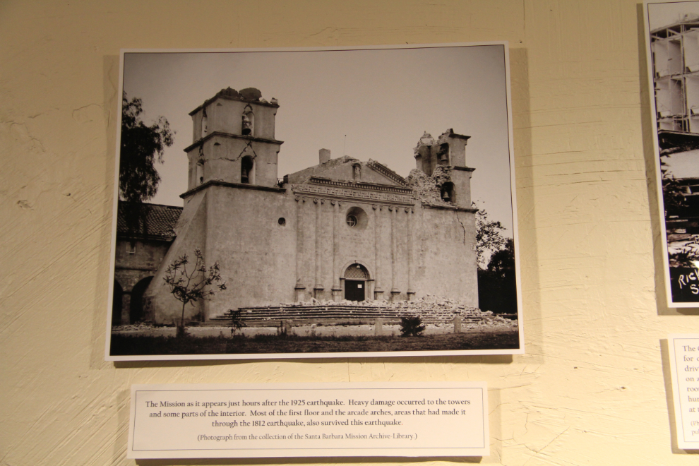 Mission Santa Barbara, California, in 1925