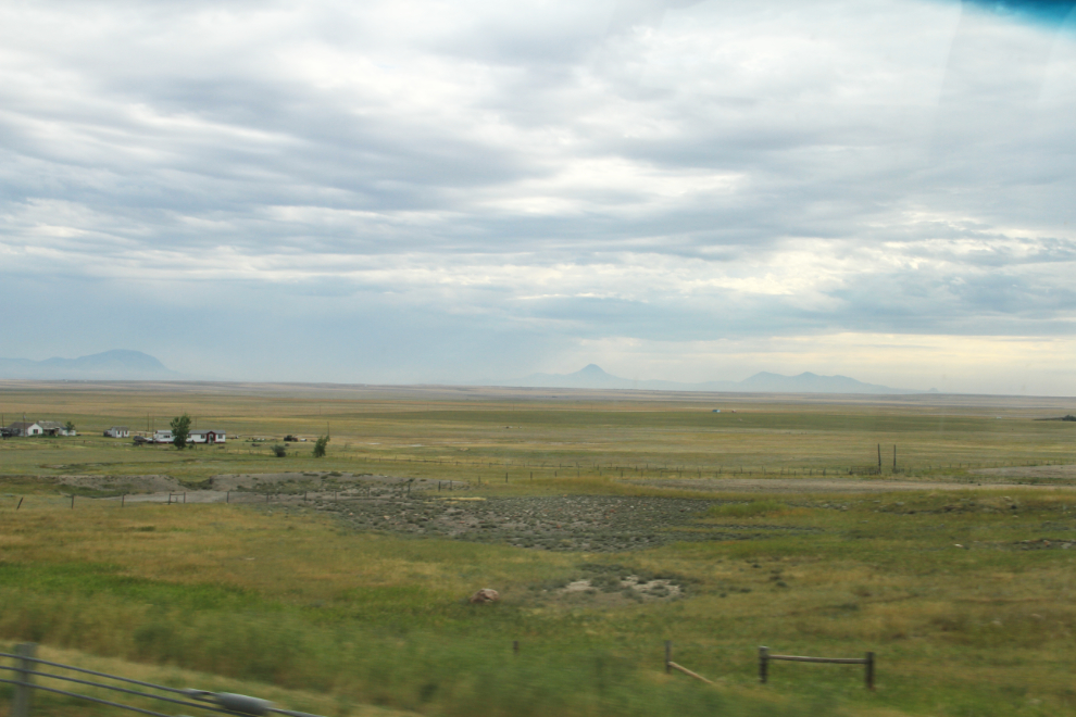 Mountains to the northeast of Shelby, Montana