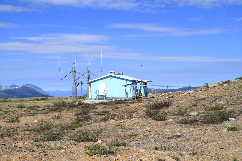 Part of the air navigation/communication at the summit of Mount Mac
