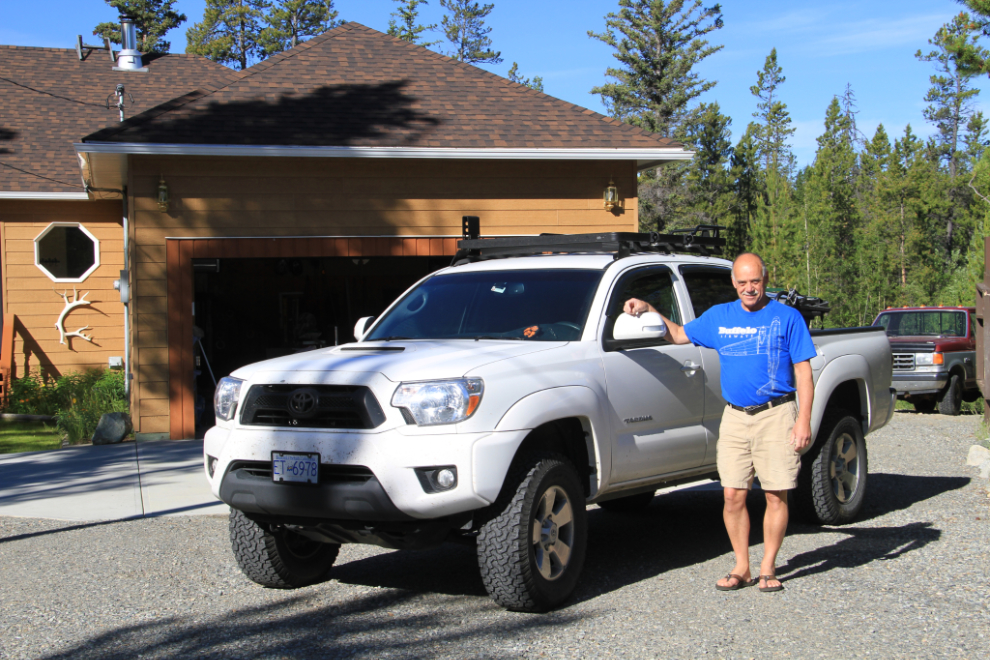 Ready to shuttle a Yukon River Quest contestants' vehicle from Whitehorse to Dawson