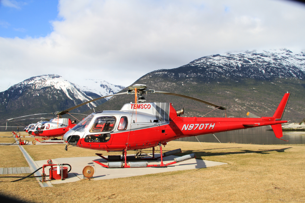 Temsco helicopters in Skagway, Alaska