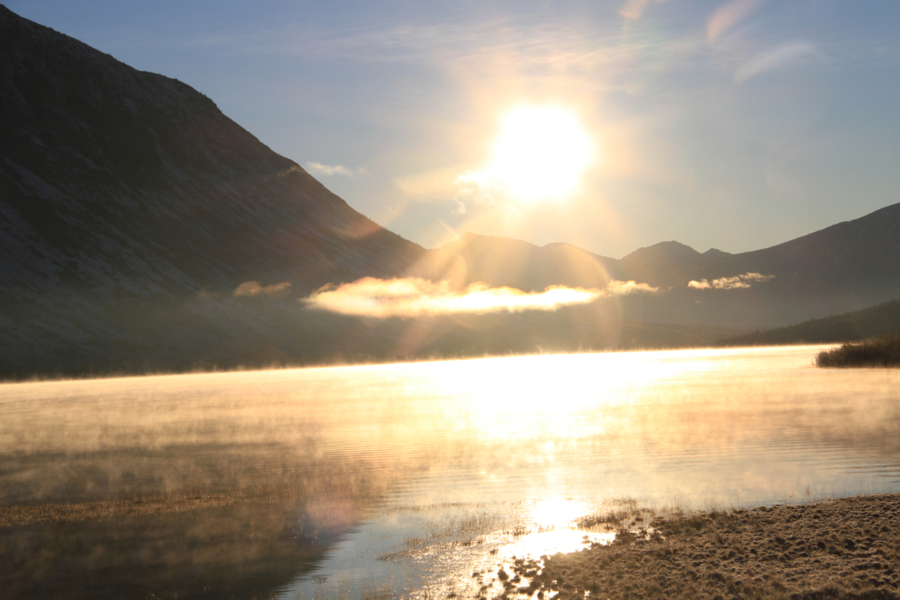 Sunrise over Nares Lake, Yukon