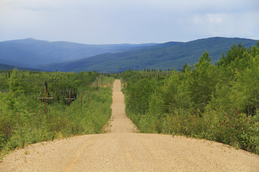 An abandoned stretch of the North Klondike Highway