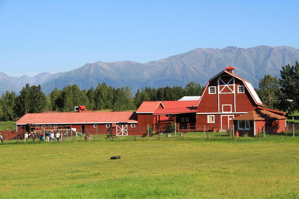 Colony barn at the Musk Ox Farm - Palmer, Alaska