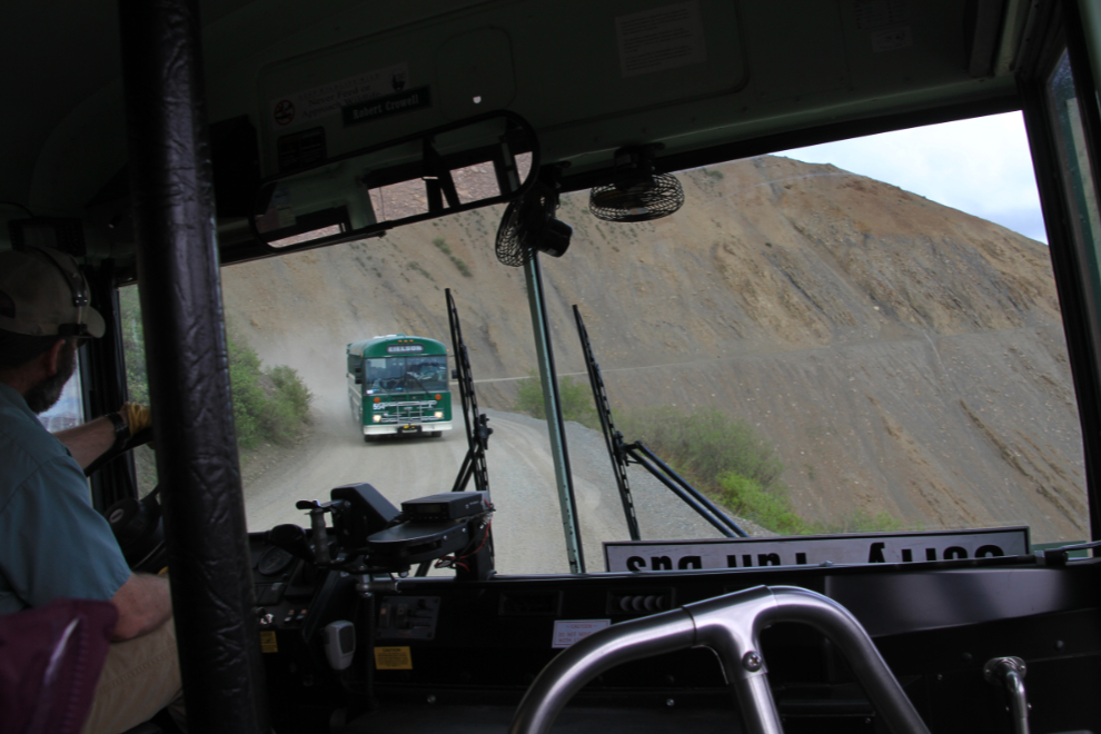 Shuttle busses at Denali National Park, Alaska