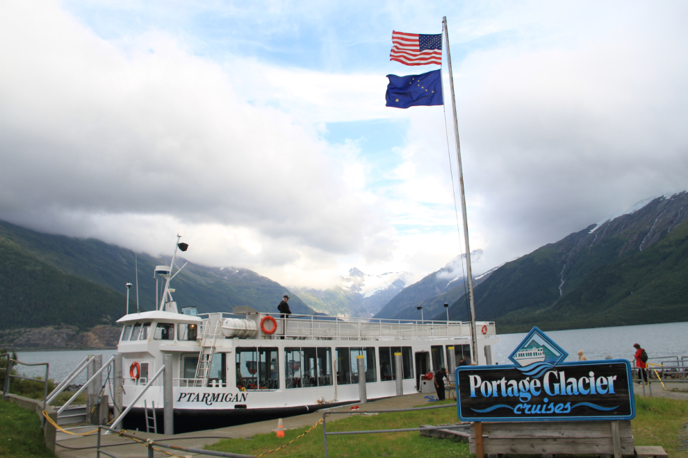 MV Ptarmigan at the Portage Glacier cruise dock