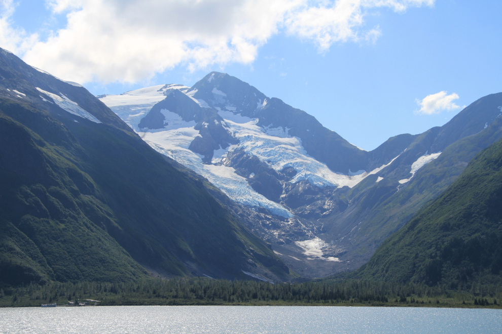 Portage Lake and the Byron Glacier, Alaska