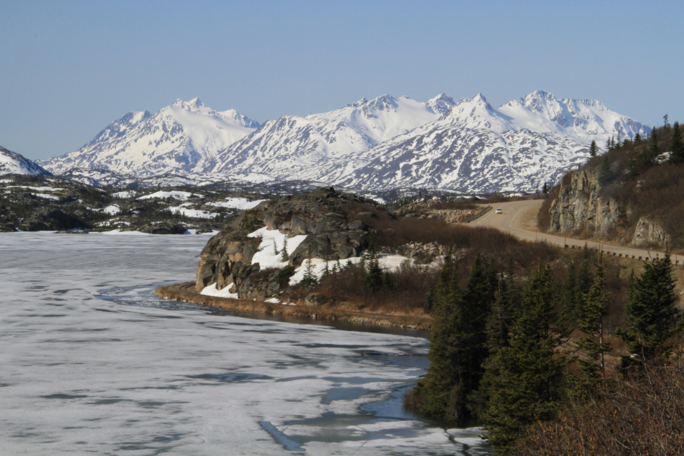 Along the South Klondike Highway at Ptarmigan Point, BC