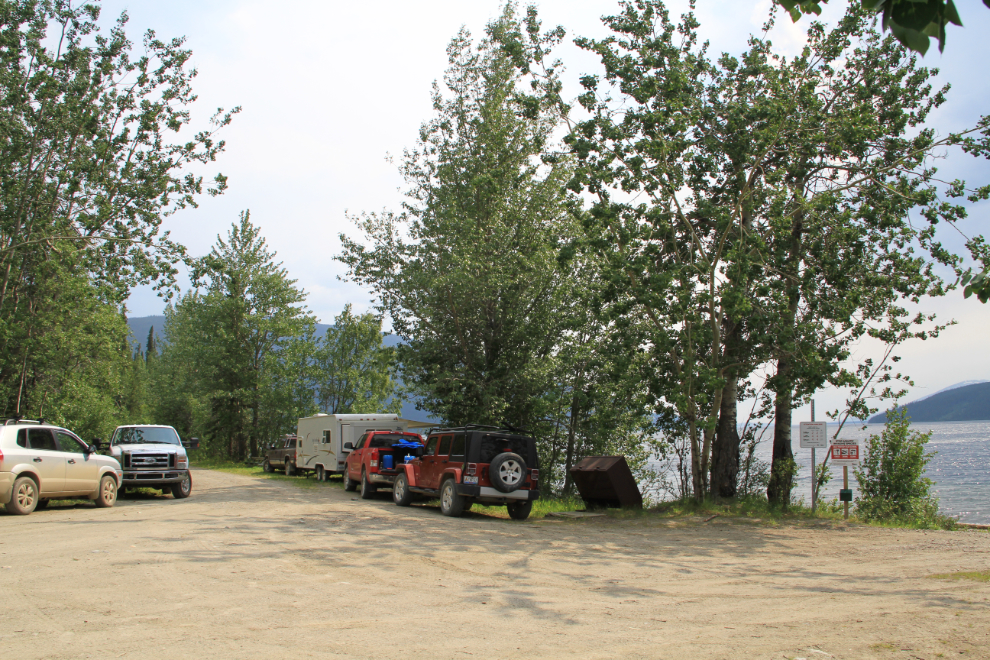 Boat launch at Quiet Lake North Campground, Yukon