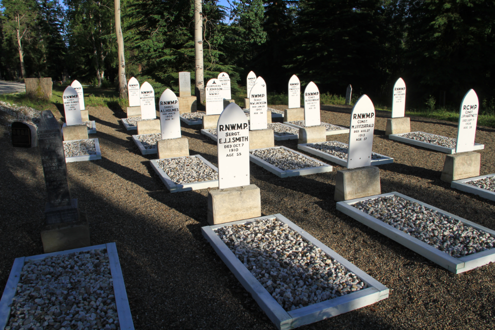 Police cemetery in Dawson City, Yukon