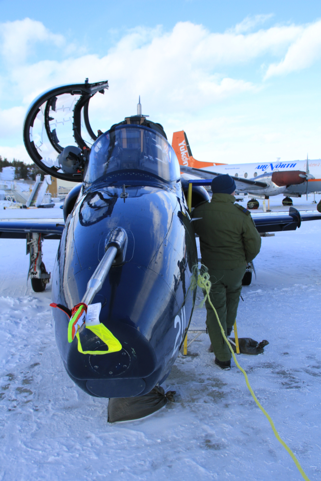 RCAF CT-155 Hawk at Yukon Sourdough Rendezvous 2013