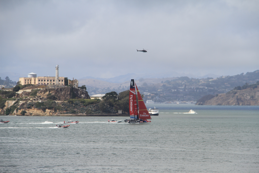 2013 America's Cup race in San Francisco, California