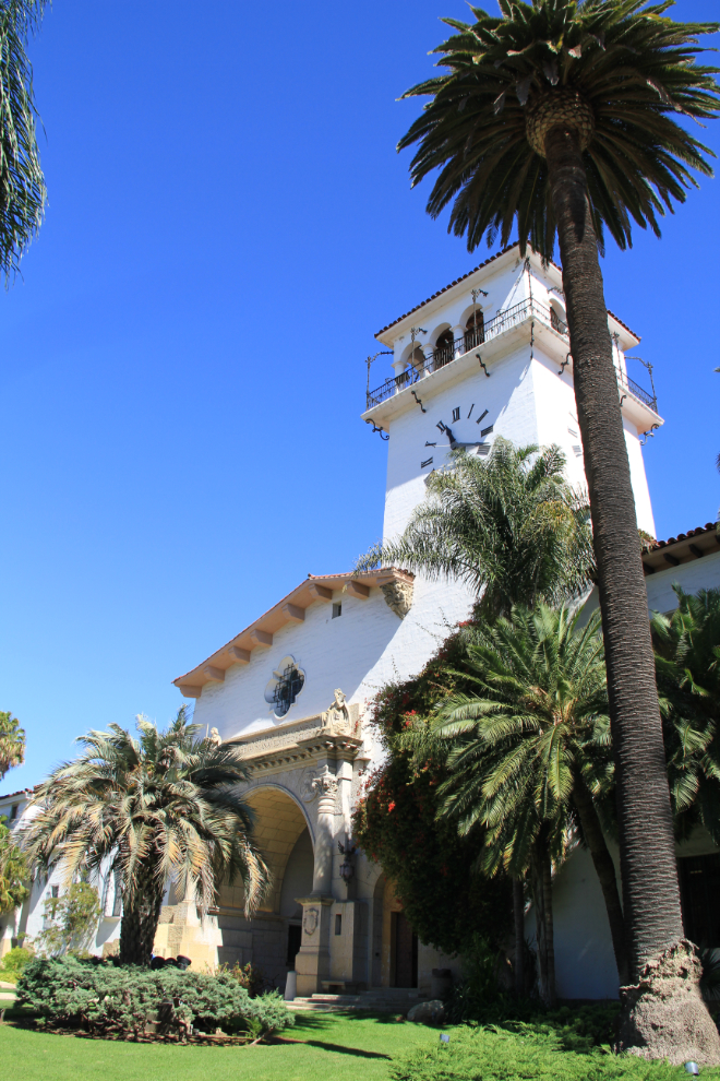 The courthouse in Santa Barbara, California