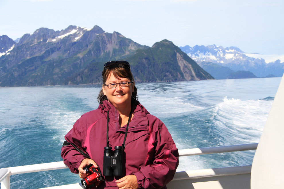 Cathy Dyson in Kenai Fjords National Park, Alaska