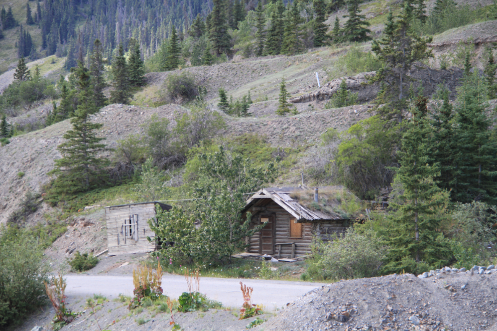 Alex Fisher cabin at the foot of Sheep Mountain, Yukon