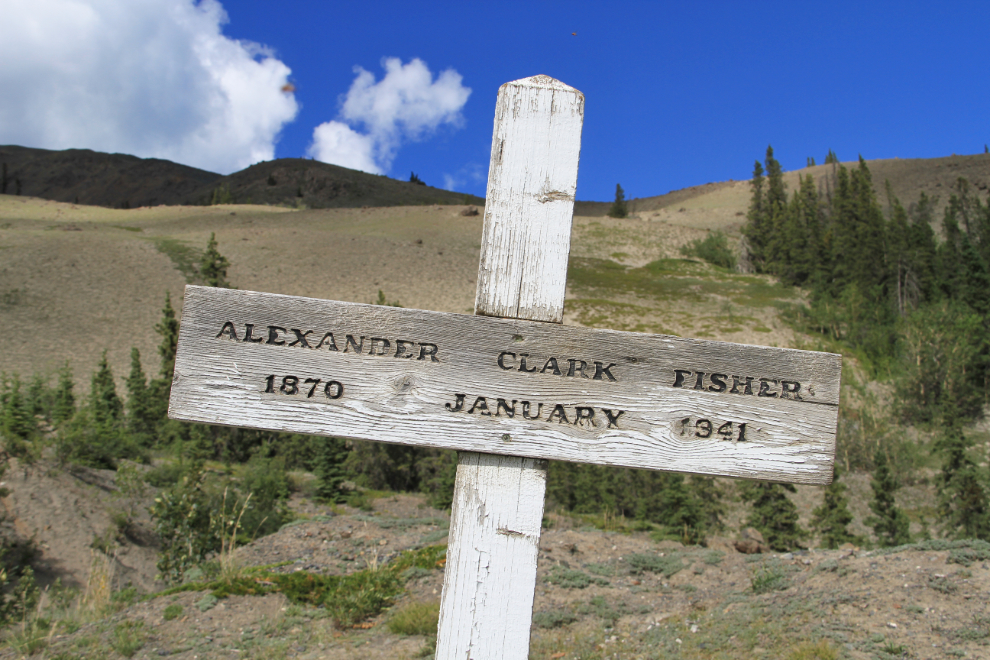 Grave of Alexander Clark Fisher, 1870-1941 - Sheep Mountain, Yukon