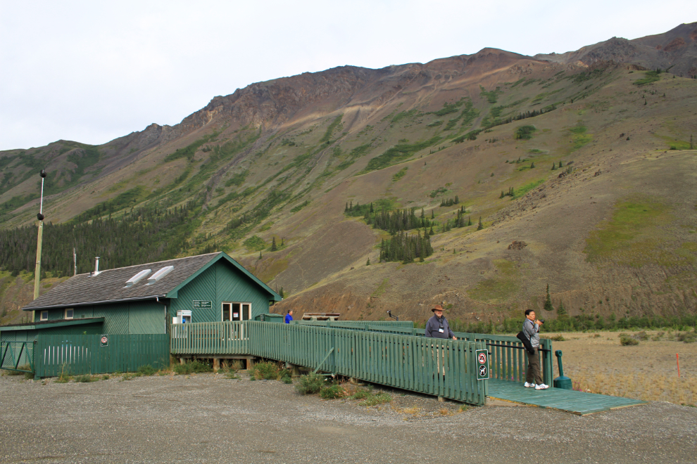 Tachal Dhal Visitor Information Centre at Sheep Mountain, Yukon