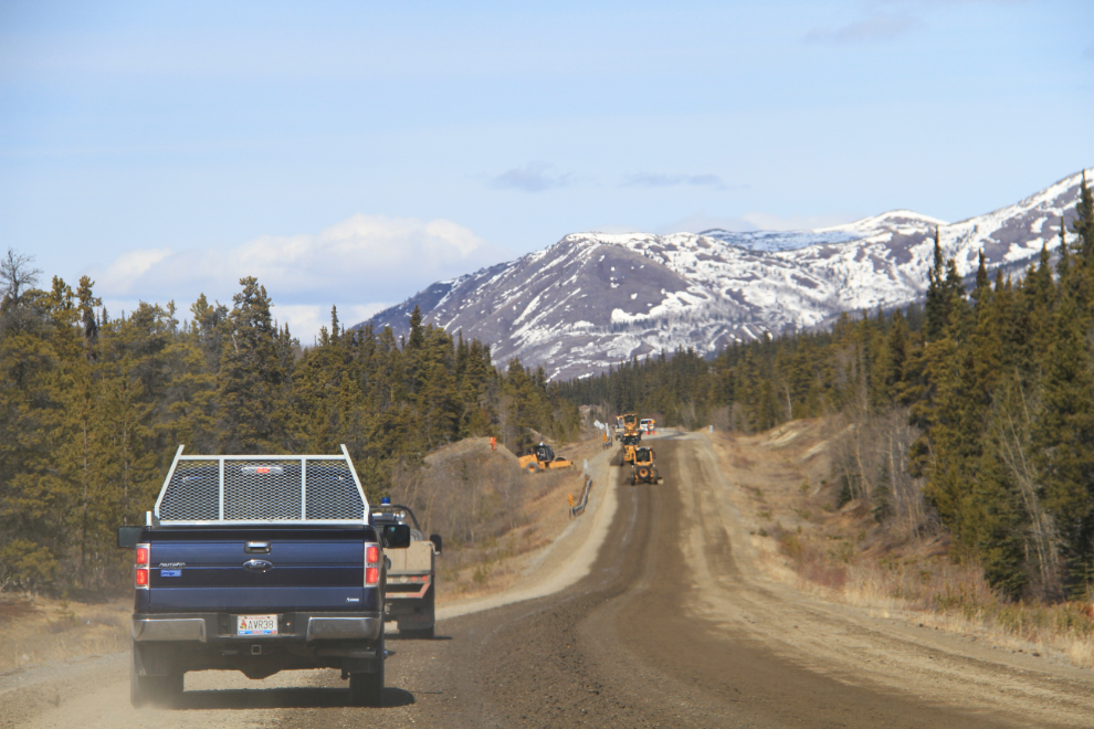 Construction on the South Klondike Highway