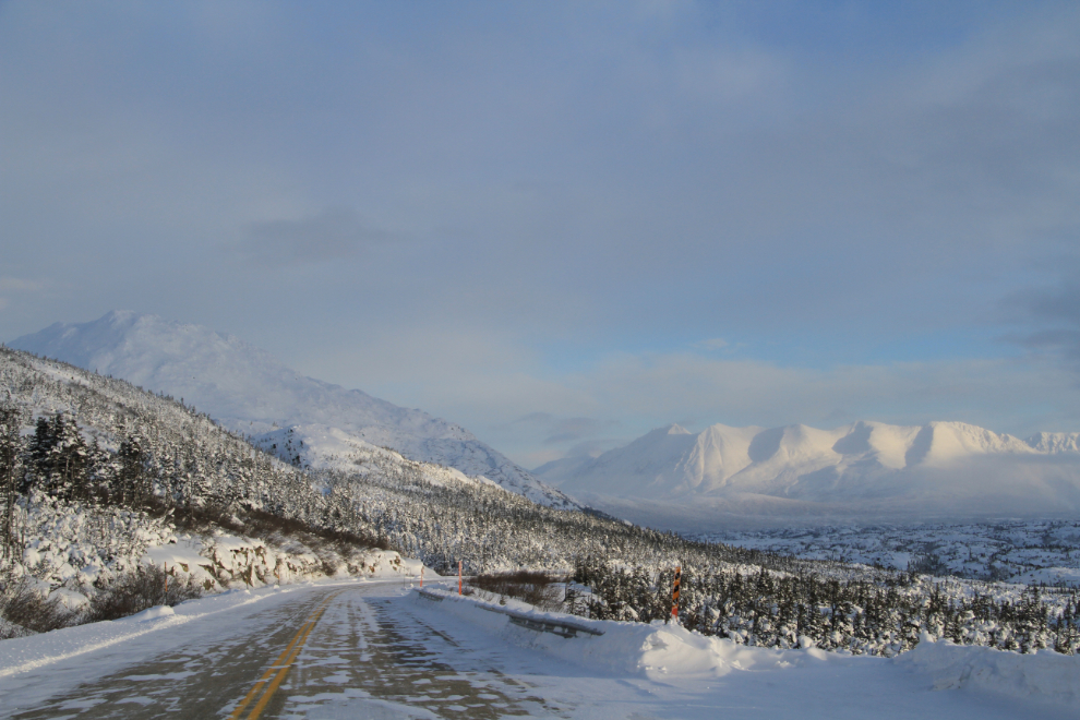 The South Klondike Highway in the winter