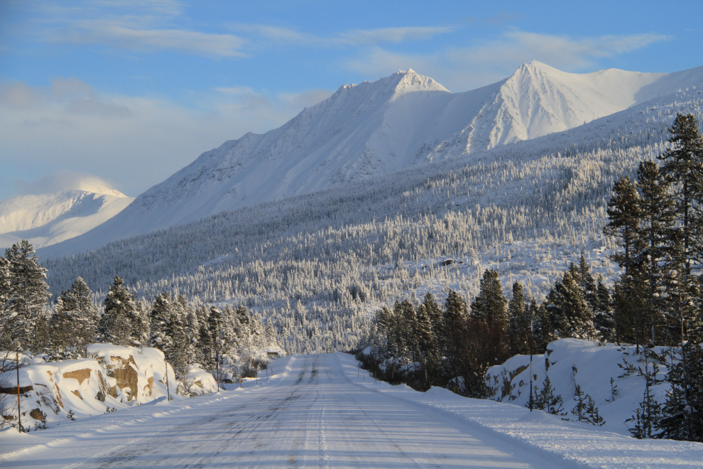 South Klondike Highway in the winter