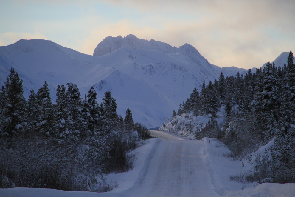 Mountain view on the South Klondike Highway