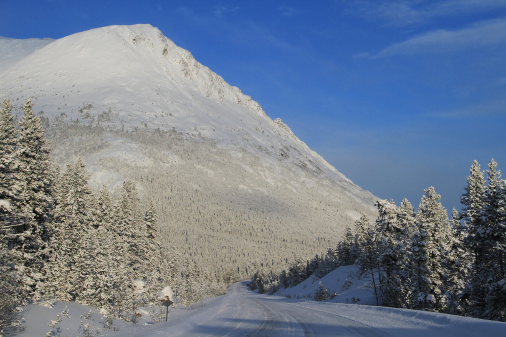 South Klondike Highway in the winter