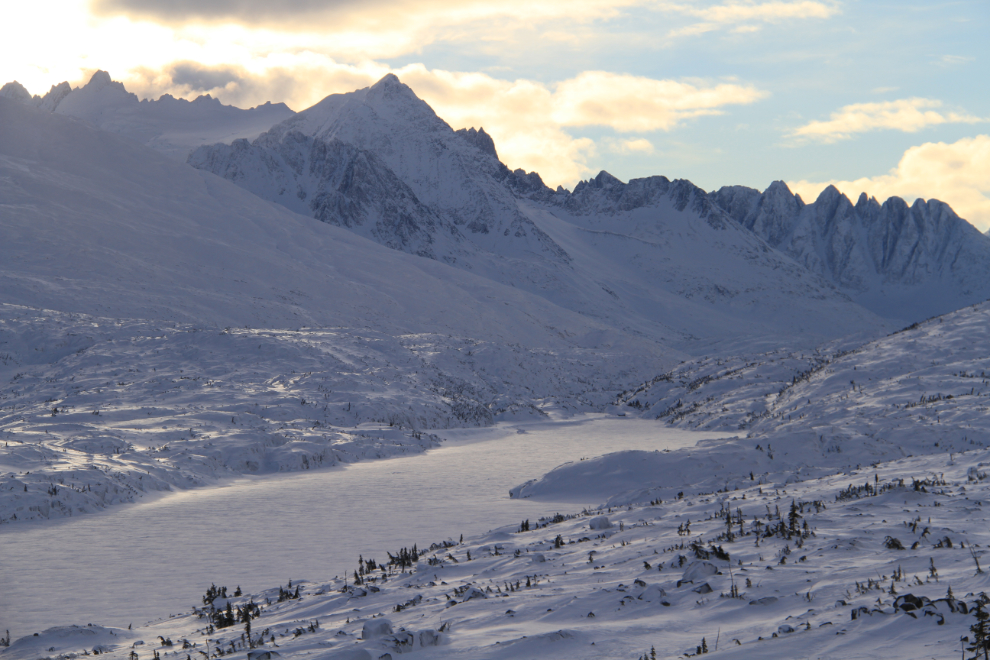 Summit Lake in December - White Pass, BC