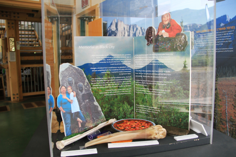Display in the Tombstone Park Interpretive Centre, Yukon