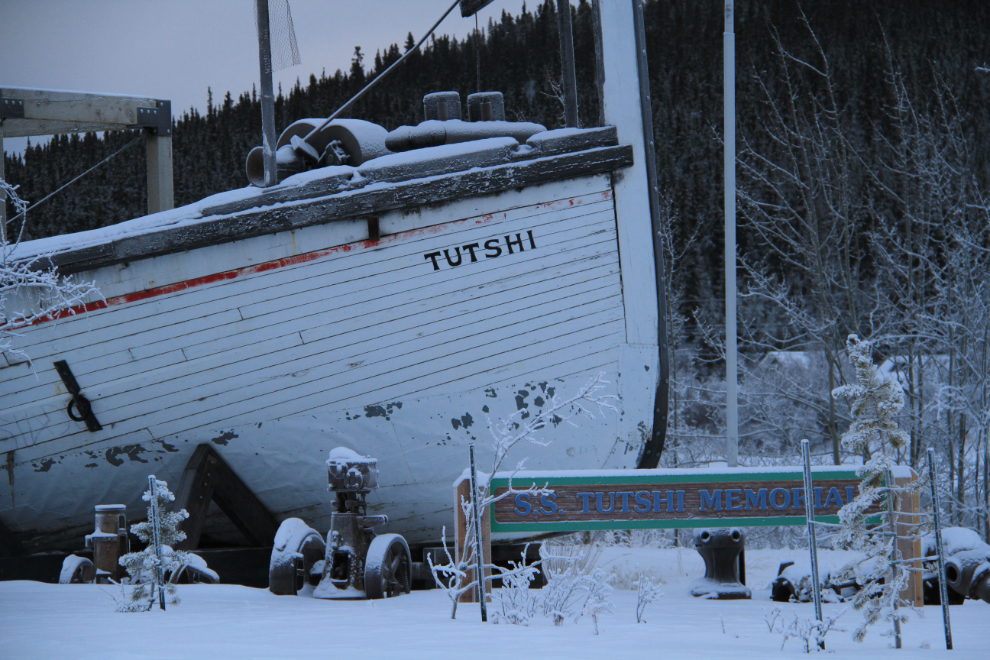 SS Tutshi memorial - Carcross, Yukon