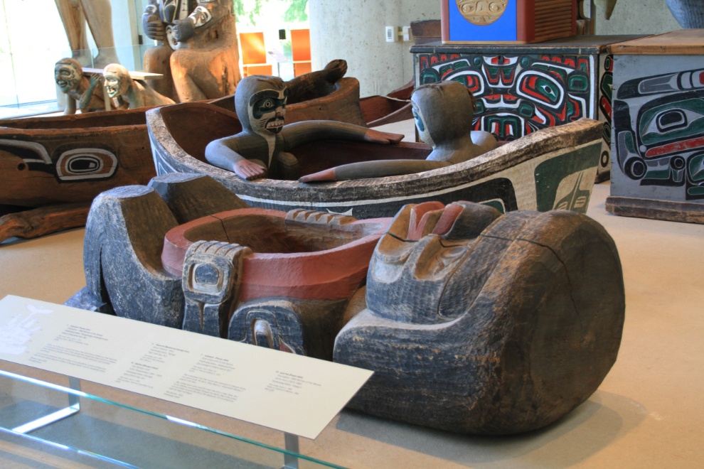 Huge potlatch bowls at the UBC Museum of Anthropology