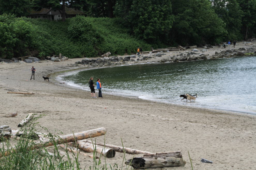 Beach at the Vancouver Maritime Museum