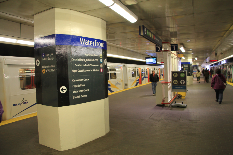 Waterfront station of the SkyTrain
