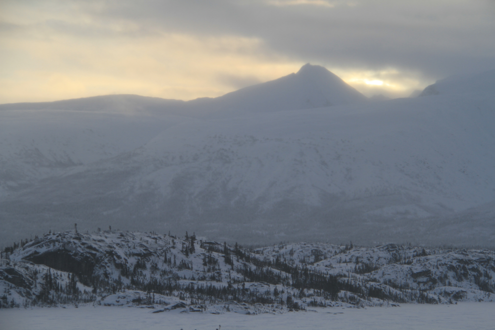 Up in the White Pass, with the air thick with ice crystals