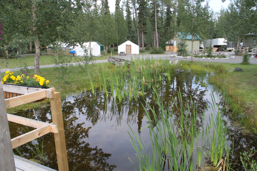 Northern botanical garden at Discovery Yukon RV park