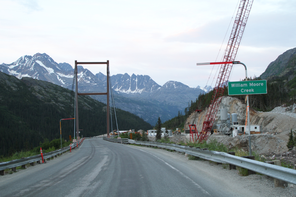 Vstar 1100 at the William Moore Bridge, Alaska