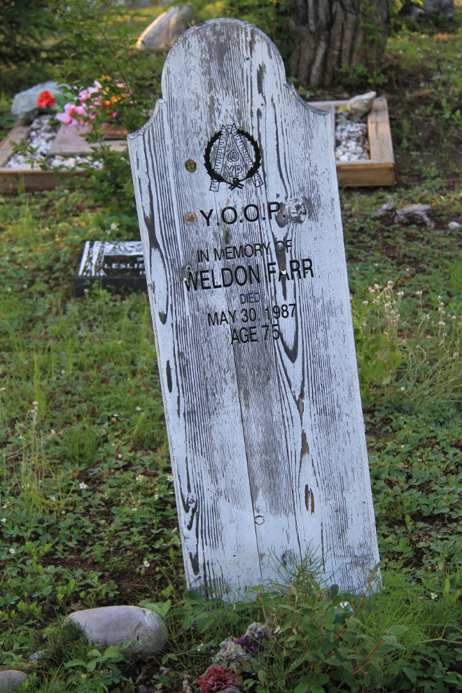 YOOP cemetery at Dawson City, Yukon