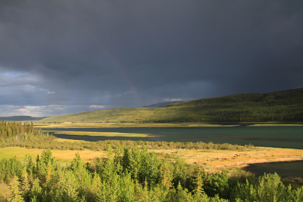 Rainbow over the Yukon River