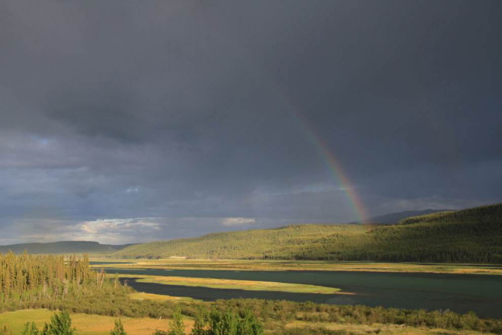 Rainbow over the Yukon River