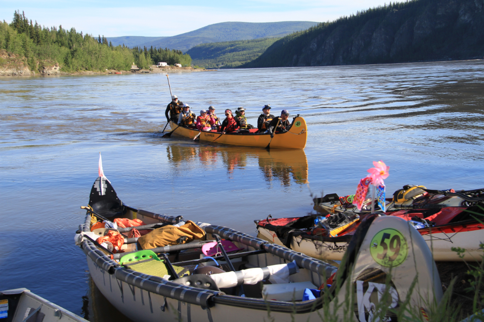 Yukon River Quest finish line