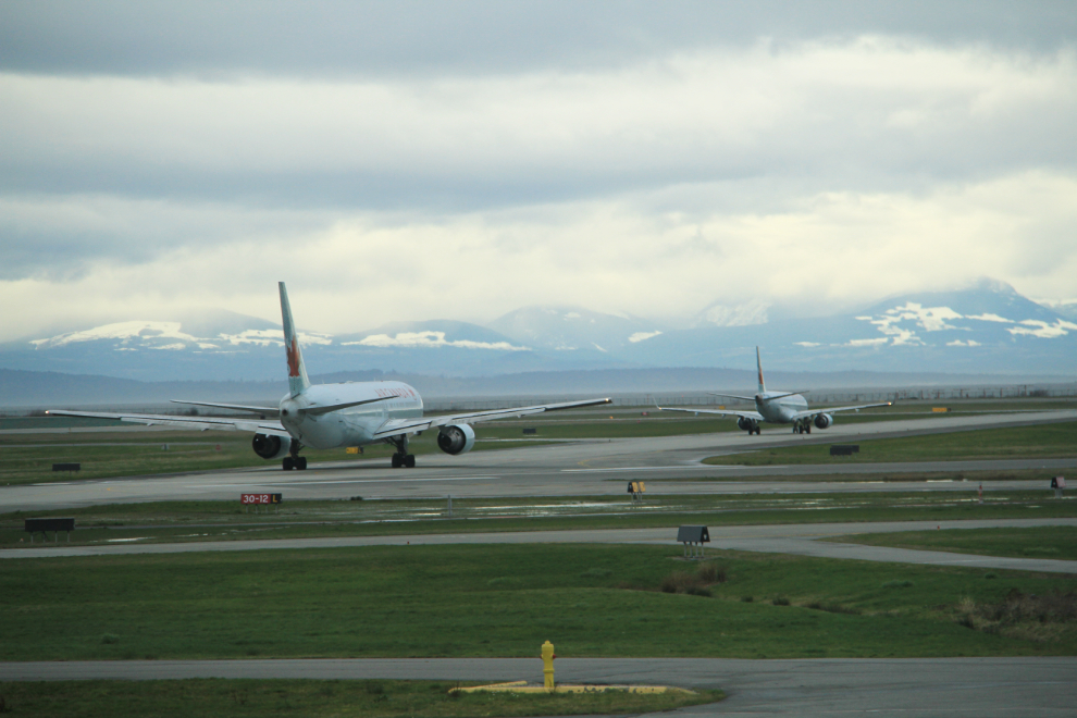 Aircraft at YVR, Vancouver International Airport