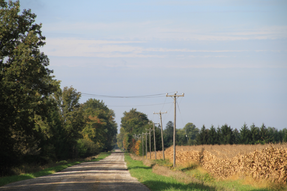 Just a side road in rural Ontario