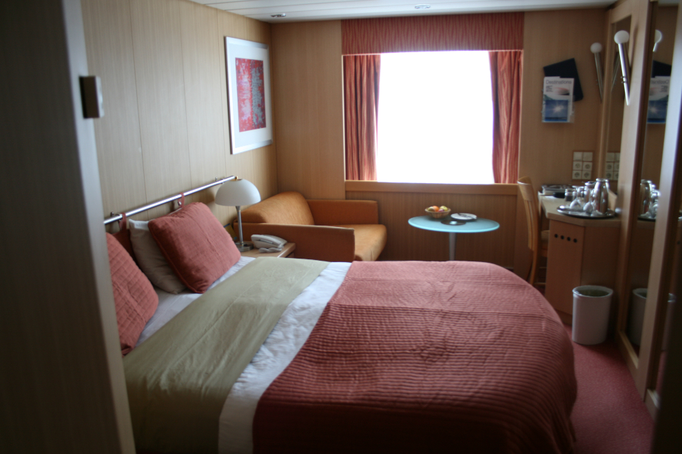 Oceanview cabin #3014 on the Celebrity Infinity