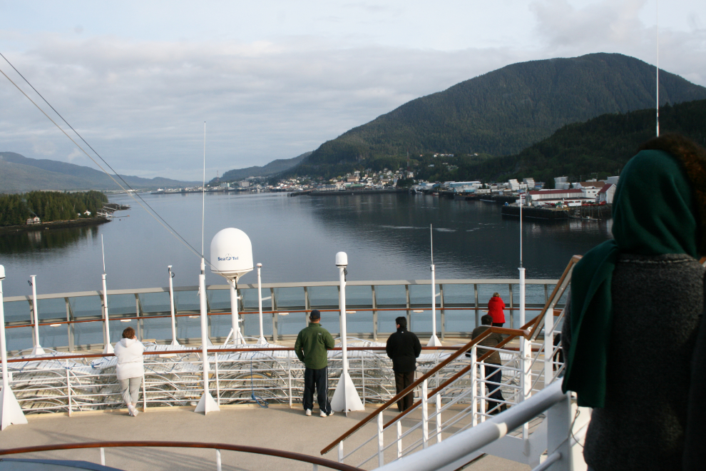 Approaching Ketchikan on the Celebrity Infinity